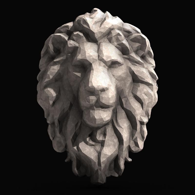 Lion Low Poly
