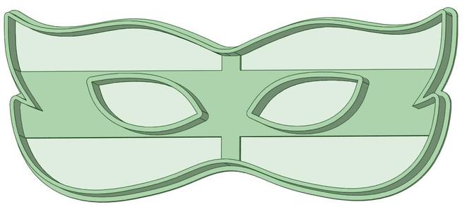 Carnival Mask 2 cookie cutter