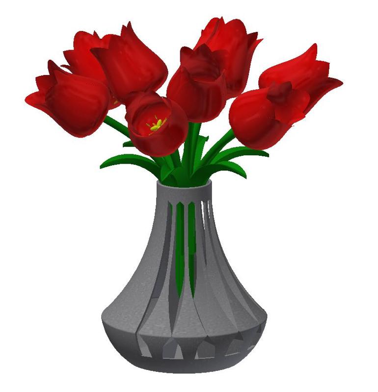 Decorative flower plant vase