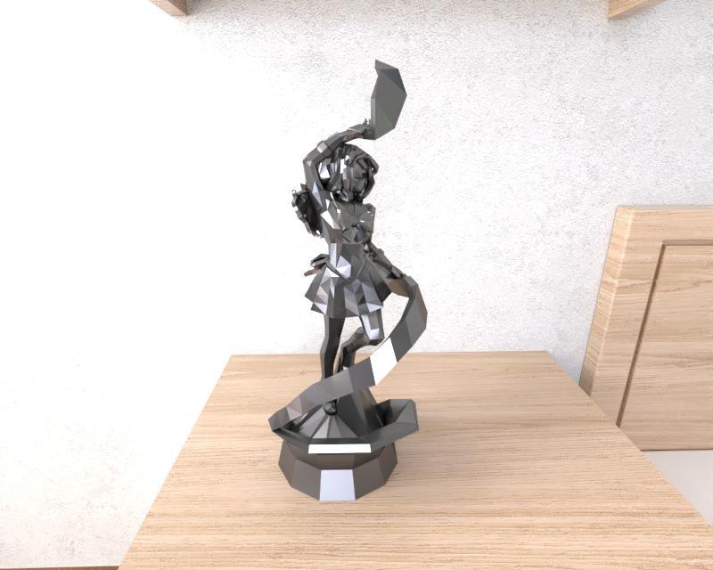 Sailor Neptune Lowpoly