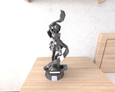 Sailor Neptune Lowpoly