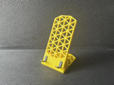 Isogrid Phone Stand