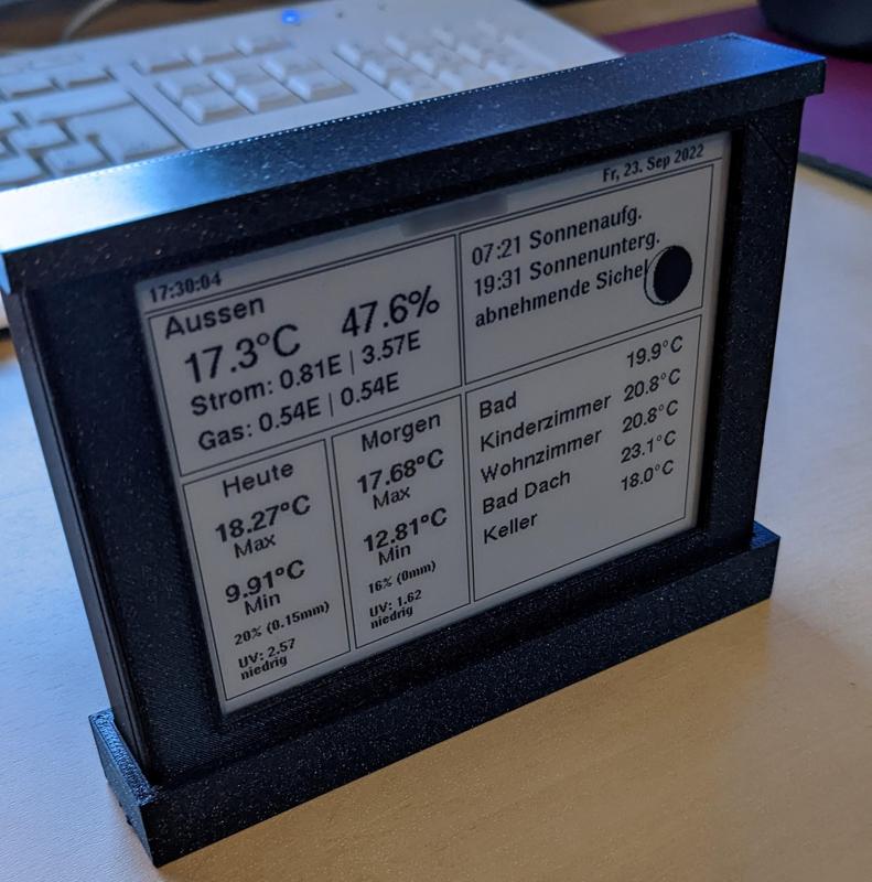 4,2inch Weatherdisplay (for Smarthome)
