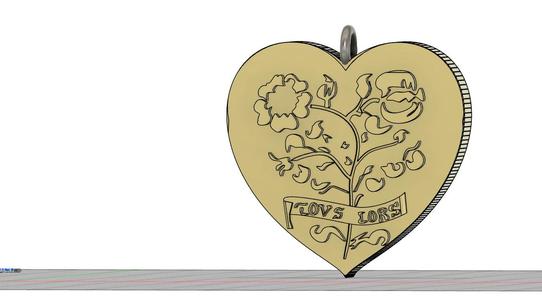 King Henry VIII historical find: Gold Pendant