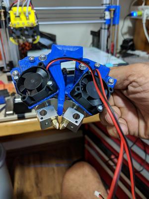 Dual extruder 72Deg
