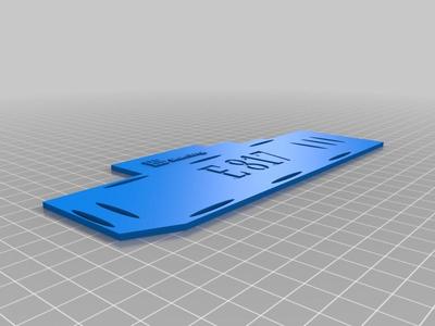 Support lipo E817/v2 HB Racing