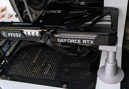 Adjustable Freestanding GPU support bracket