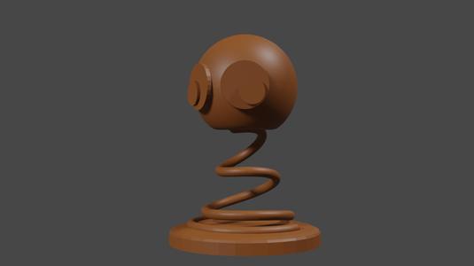 Bugsnax inspired, Cheery, Tabletop DnD miniature