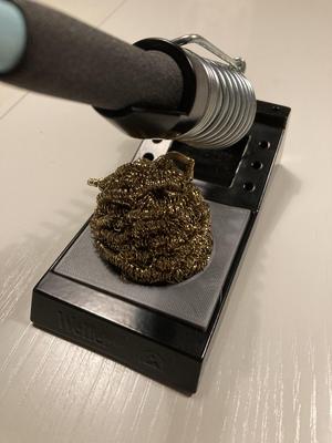 Brass wool holder for Weller WE1010