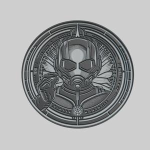 Ant-Man and the Wasp: Quantumania Medallion CNC Ant-Man and the Wasp: Quantumania 3d Printer Obj Stl