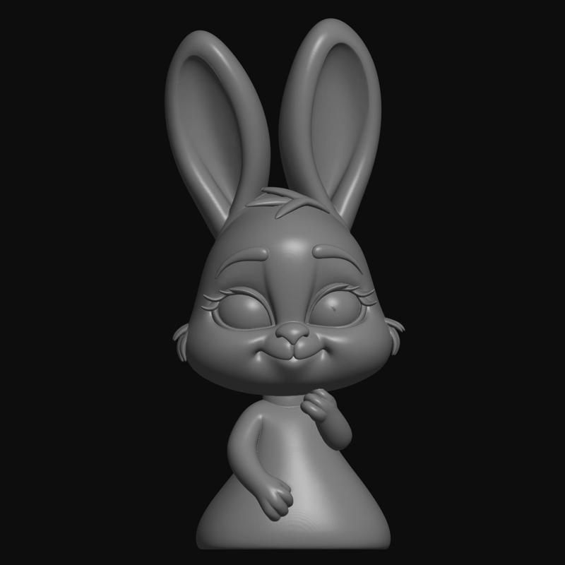 rabbit bust
