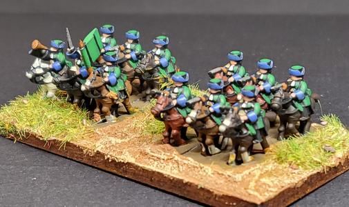 6mm GNW Cavalry with karpus and pistols charging