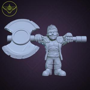 Revik, Gnome Barbarian