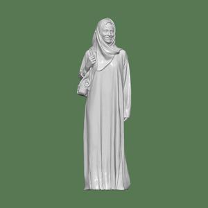 WOMAN WITH BAG FOR DIORAMA PEOPLE CHARACTER