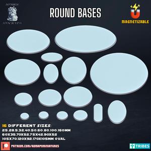 Round Bases (Magnet Ready)