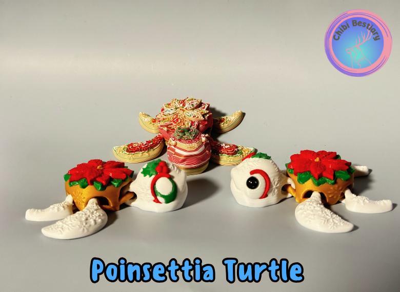 Poinsettia Turtle Flexi