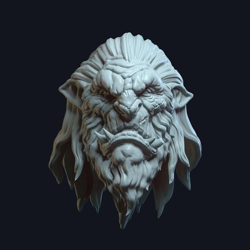 Ogre v3 "action figure head" SET00