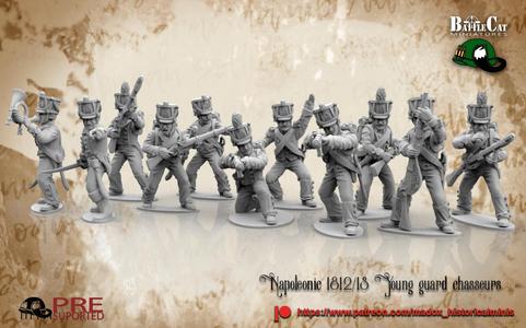 napoleonic 1812 French Young guard chasseurs