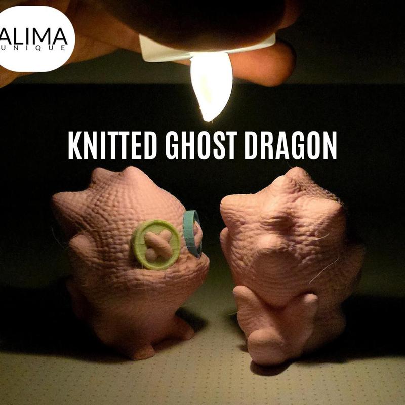 Knitted Ghost Dragon