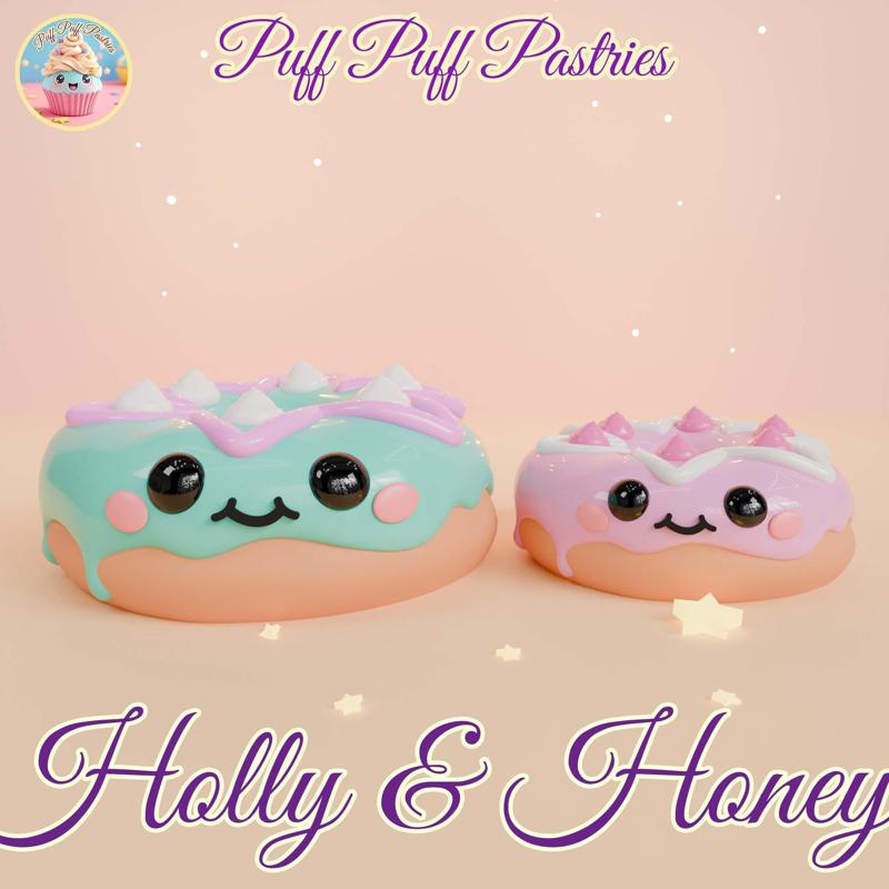 Kawaii Donut Holly and Honey