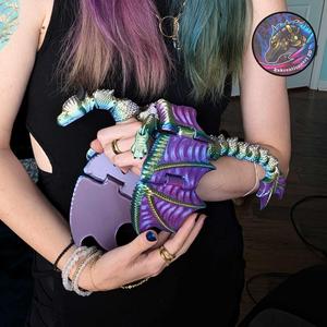 Flexi Dragon Finger Arm Puppet
