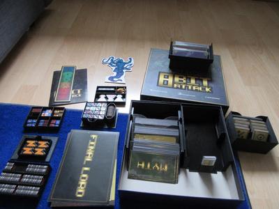 8-Bit Attack board game insert