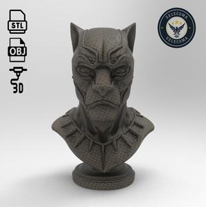 Black Panther 3d printing model stl