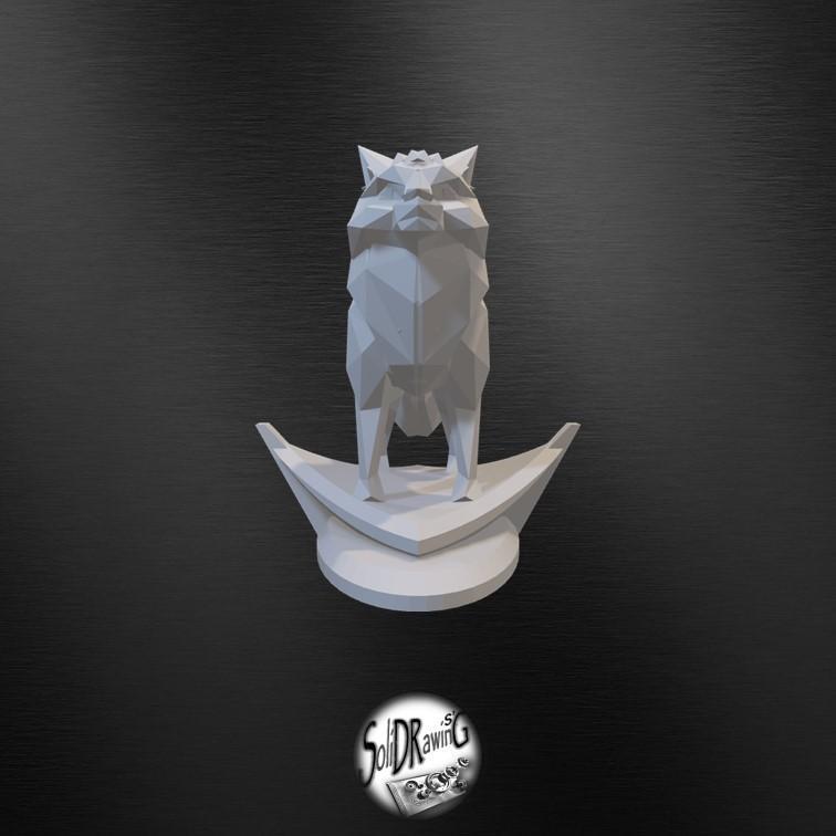 Wolf - LowPoly - Bust - Full - Perfect Design - Easy Print - Decor - SoliDRawinGS0607