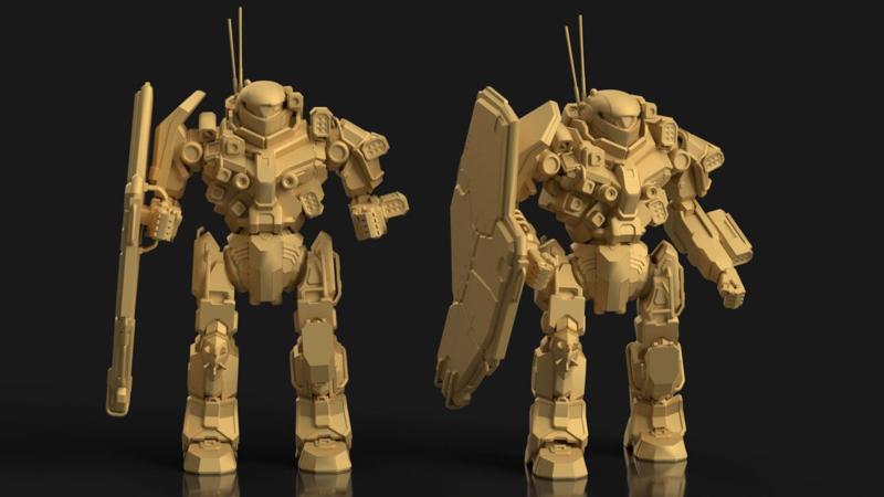 Black Knight BL-X-KNT-2 - Red Reaper II for Battletech