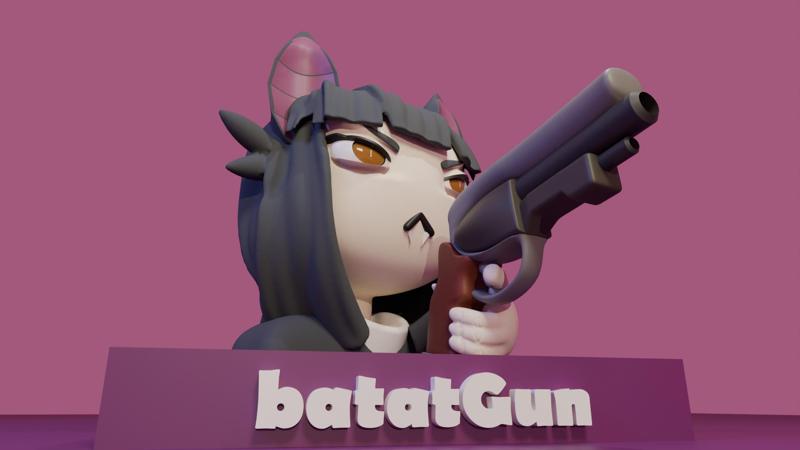 BatAtVideogames batatGun emote