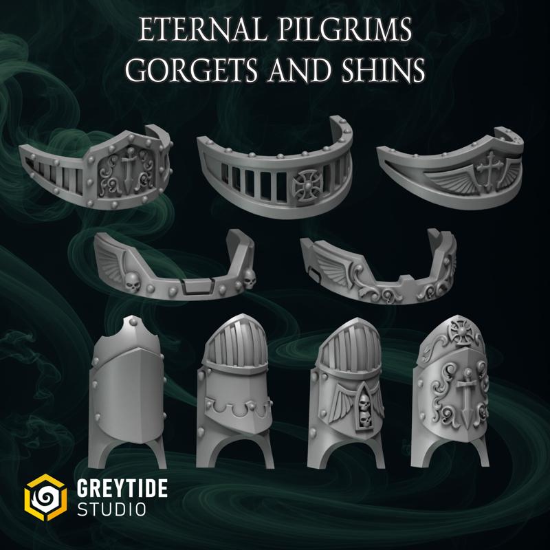 Big gorgets and shins decoration EPT