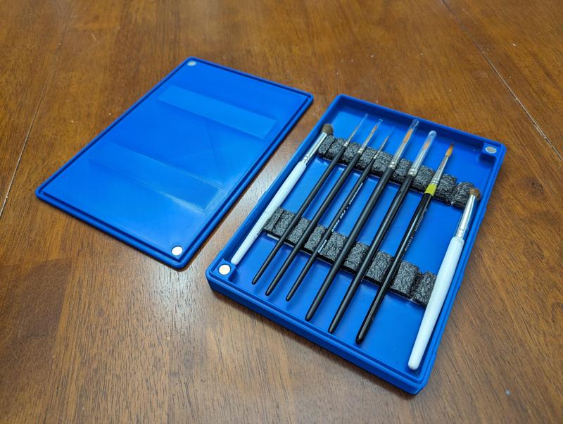 Brush Storage Box - CorgiCompact Hobby System