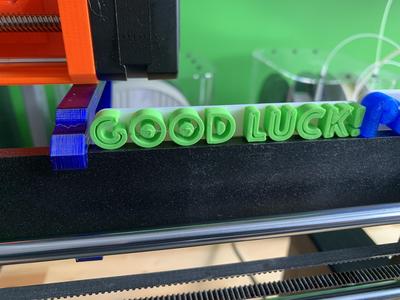 Good Luck Sign