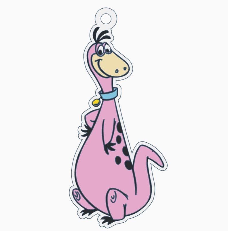 The Flintstones Dino Key Chain