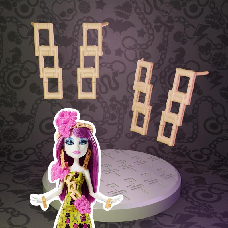 Monster High Ghouls Getaway Spectra Vondergeist doll earrings replacement