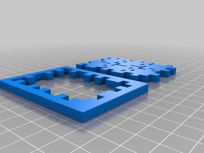 Cube puzzle (x6), create 6 small cubes or combine 4 pieces of each set for 1 big cube