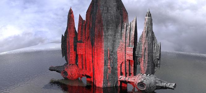 Ocean Drake interceptor Ocean Ship Base Kitbash 5