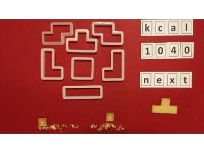 Cookie cutter X-mas Tetris
