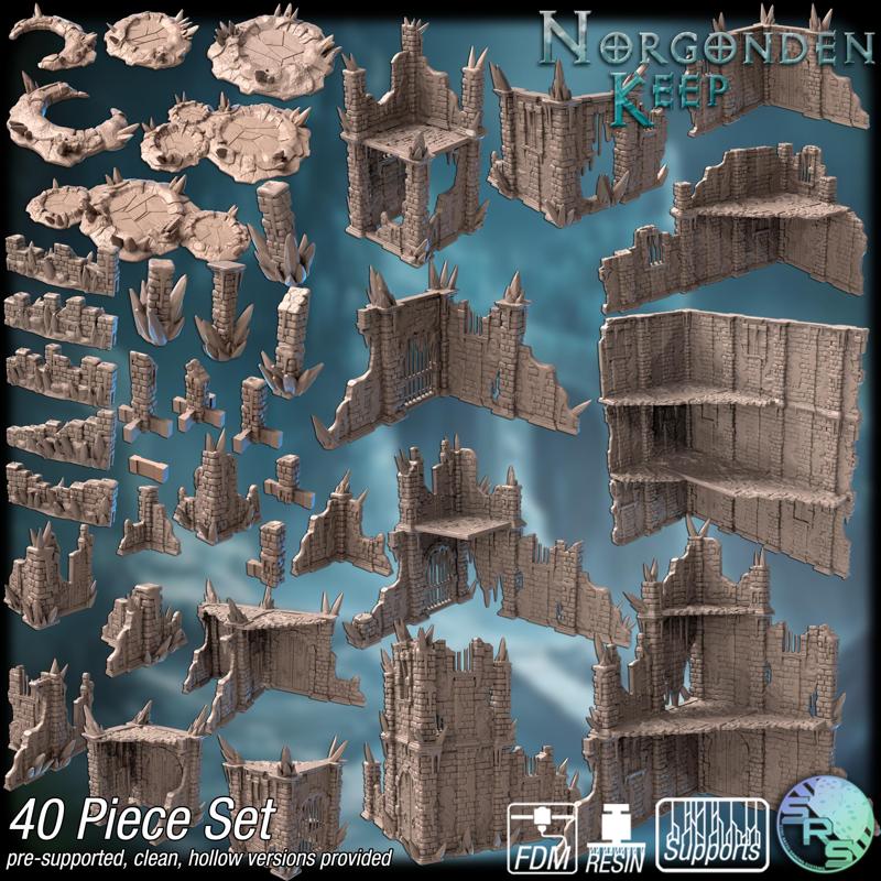 Frozen Ruins Terrain Set