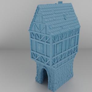 2 Floor House 25 mm Tabletop Terrain