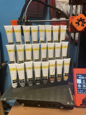 Acrylic Paint Tubes Holder