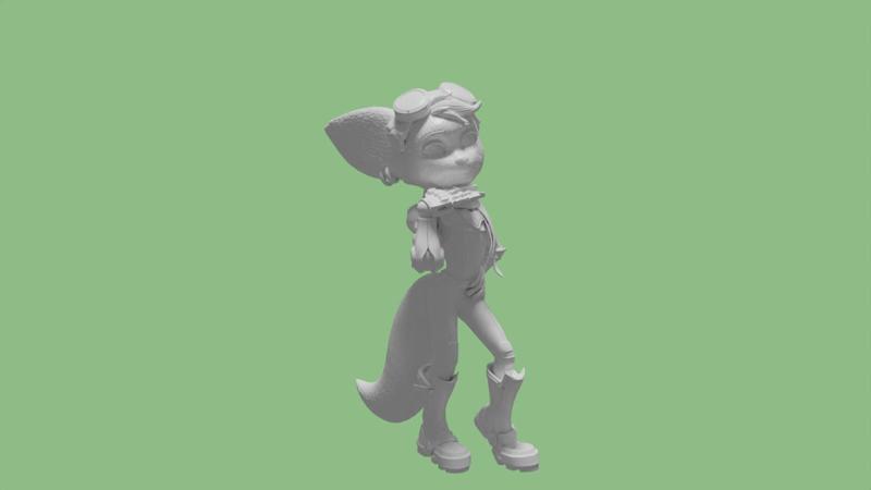 Rivet Character "Ratchet and Clank"