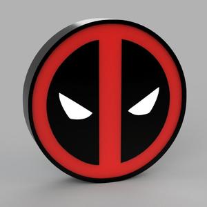 LED POSTER " DEADPOOL " - LED POSTER