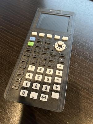 TI-84 Plus CE with letters and numbers