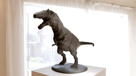 allosaurus roaring dinosaur stl