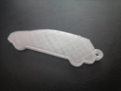 Ford C-Max Silhouette Keychain