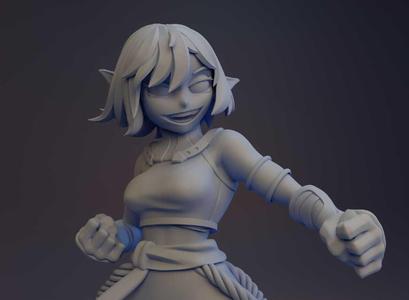 Fighter Girl Dnd