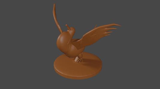 Pokemon inspired, Kilowattrel, Tabletop DnD miniature