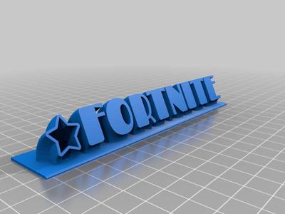 fortnite name plate