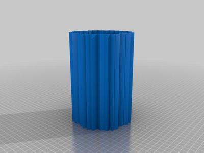 Lamp model folded paper